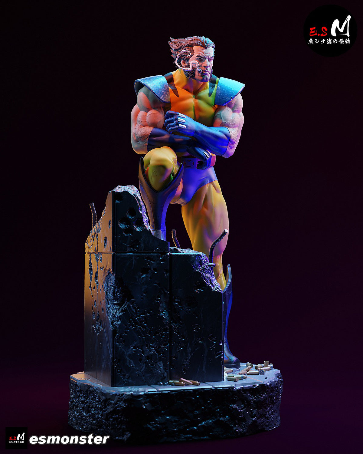 Wolverine resin figure