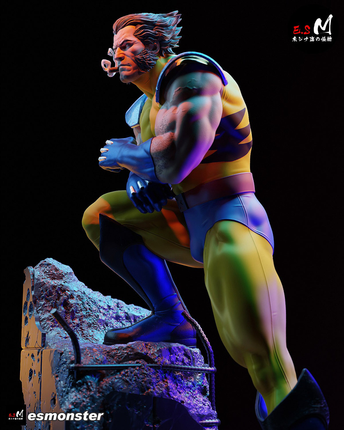 Wolverine resin figure