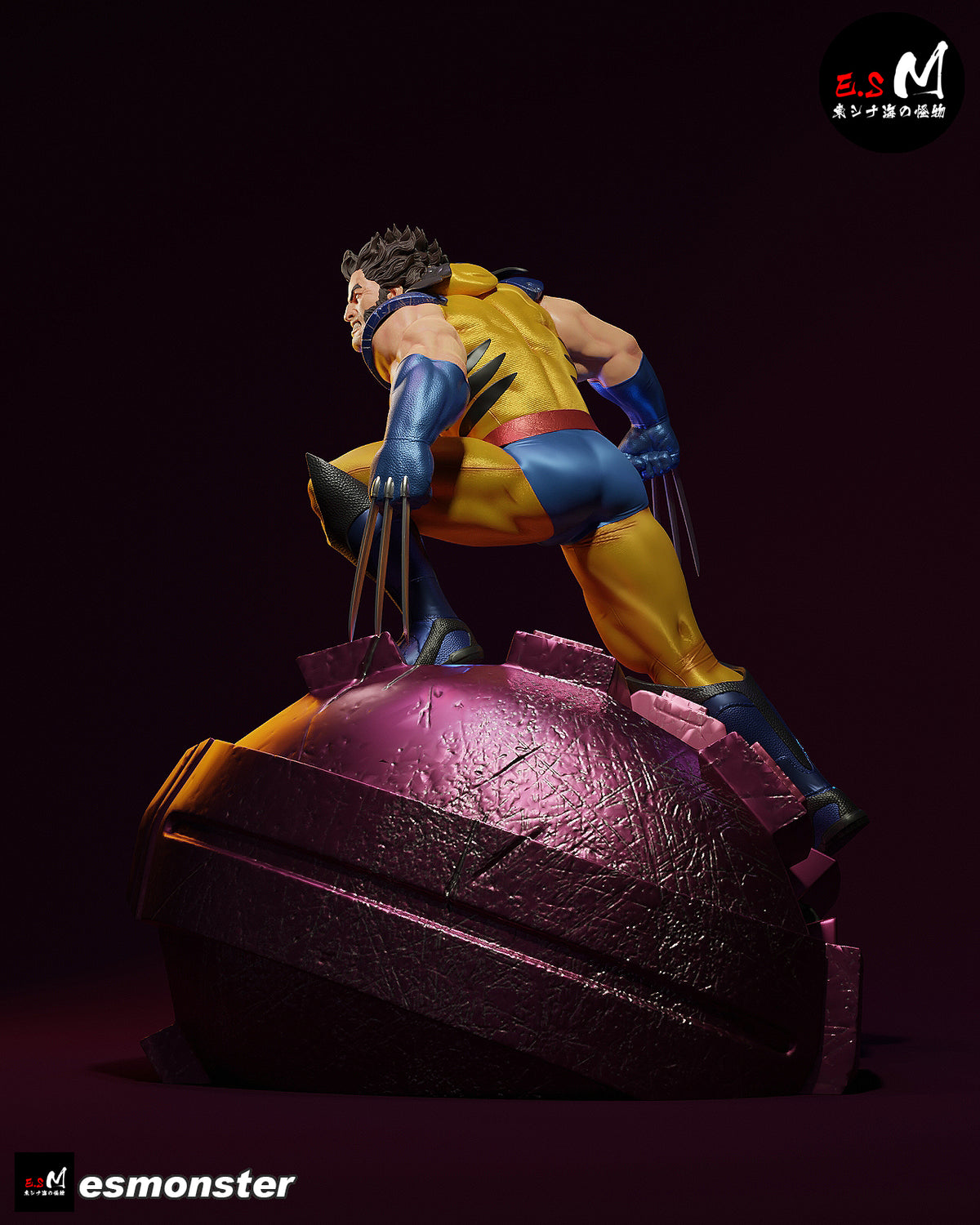 Wolverine vs Sentinel resin figure
