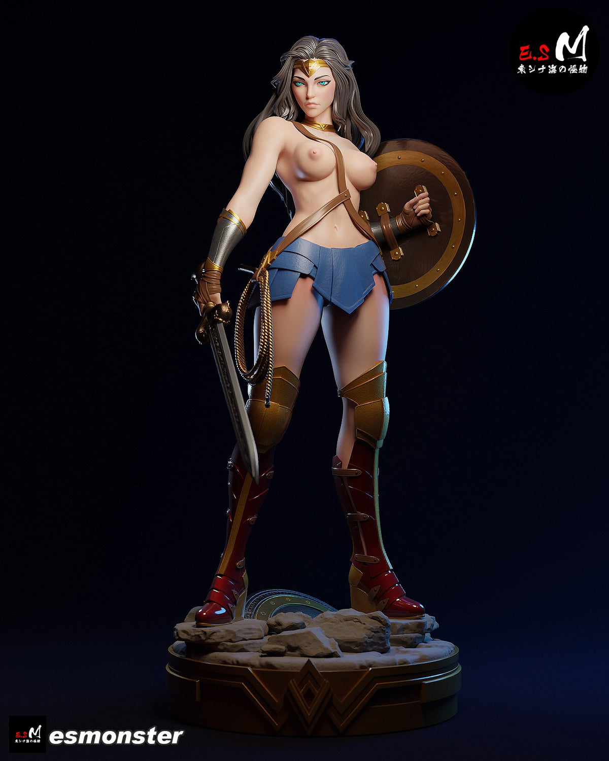 Wonder Woman resin figure