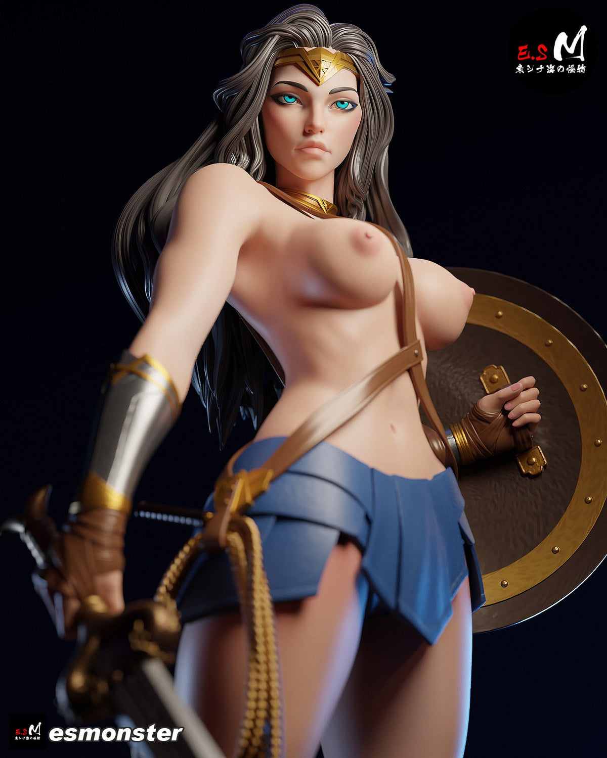 Wonder Woman resin figure
