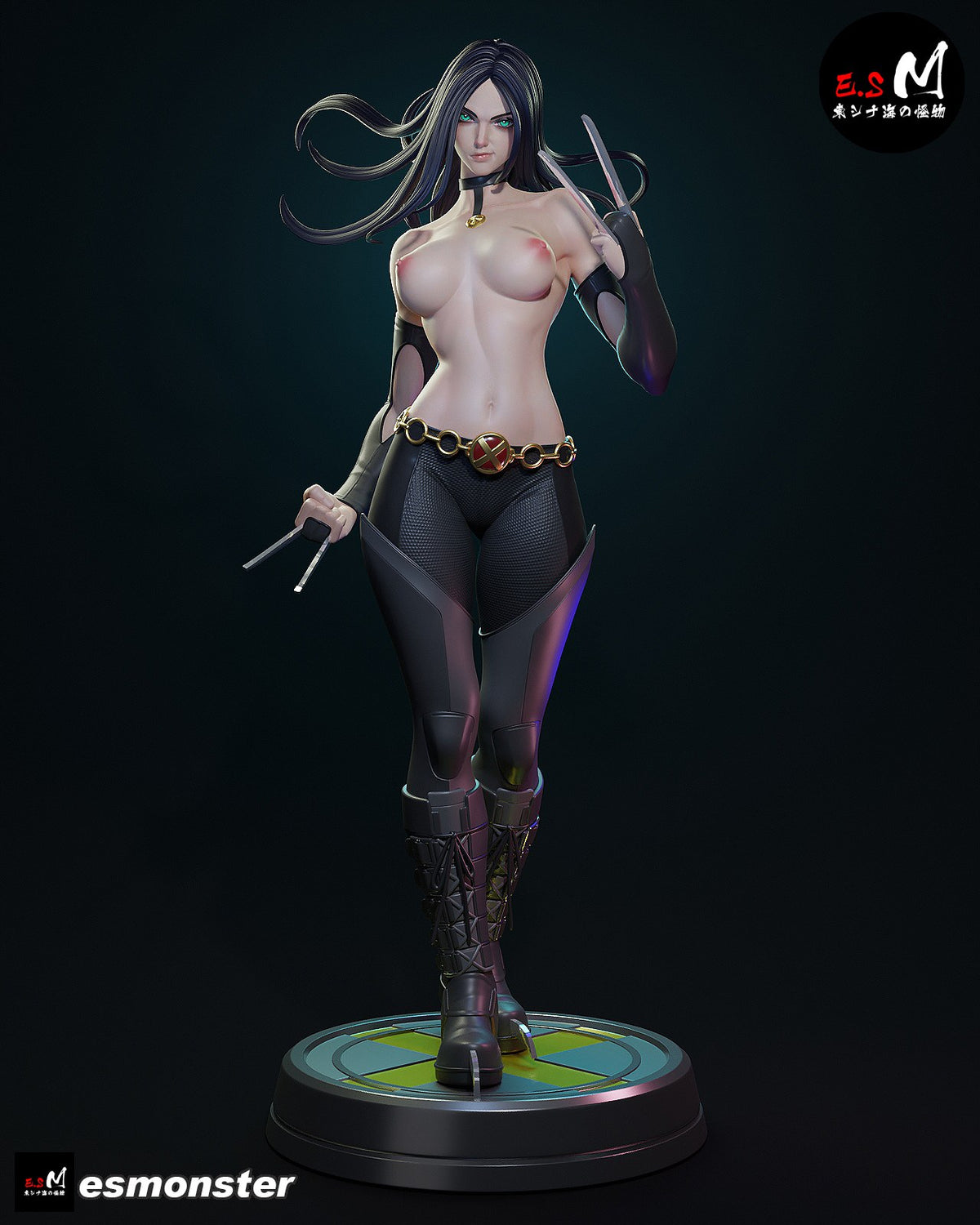 X-23 resin figure