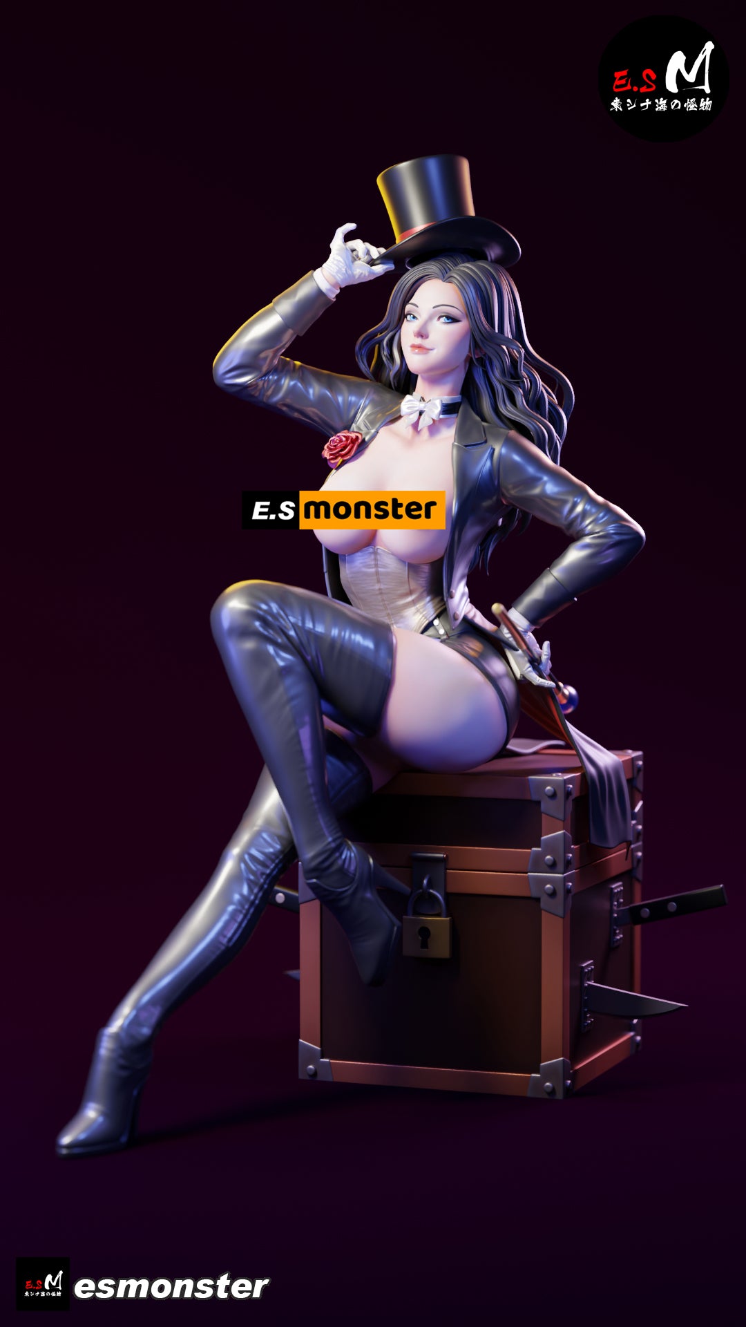 Zatanna resin figure