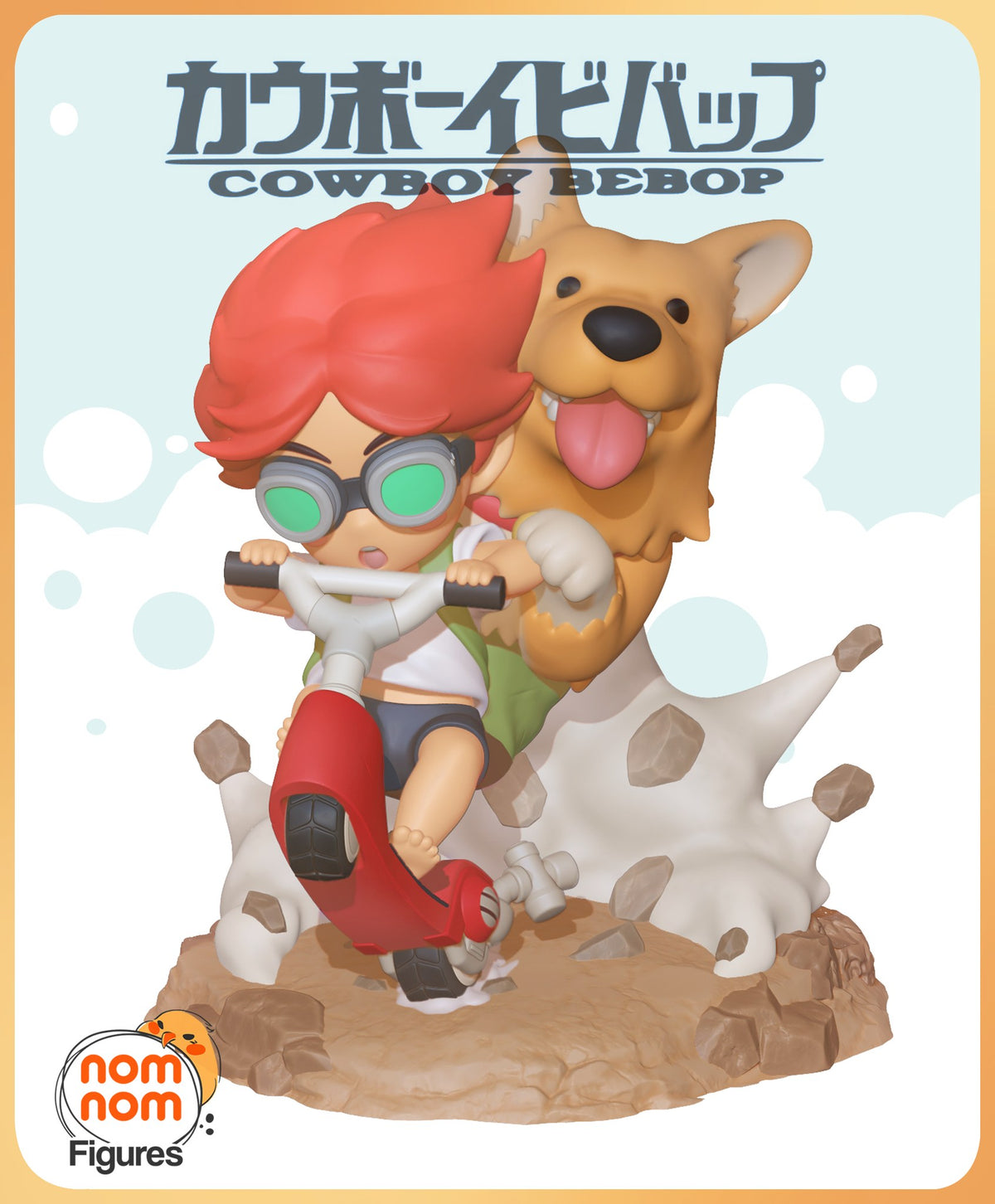 Chibi Ein & Edward resin figure
