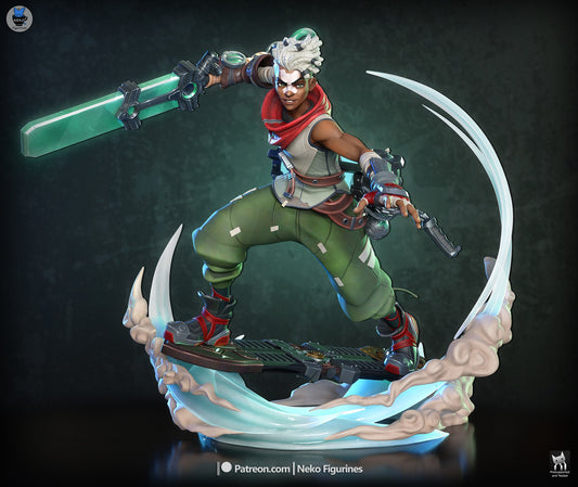Ekko resin figure
