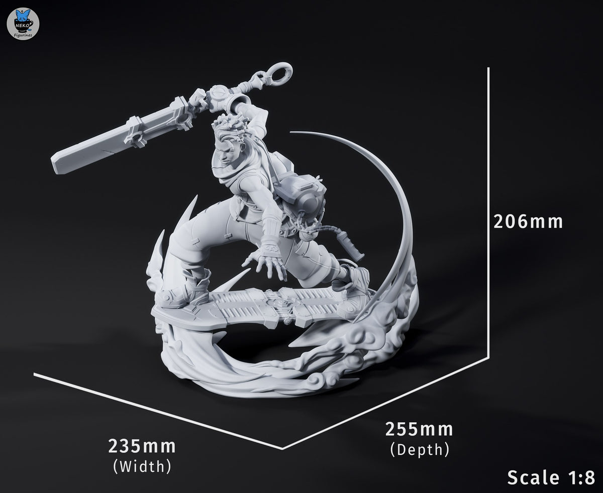 Ekko resin figure