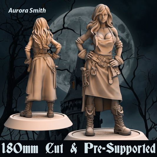 Aurora resin figure