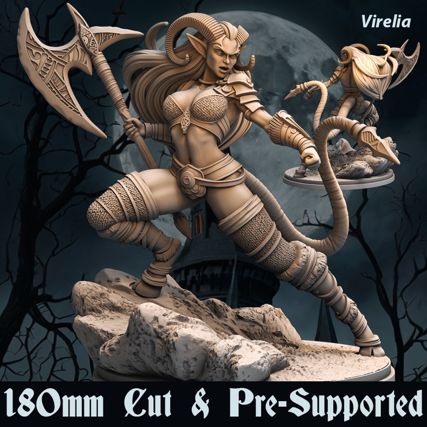Virelia resin figure