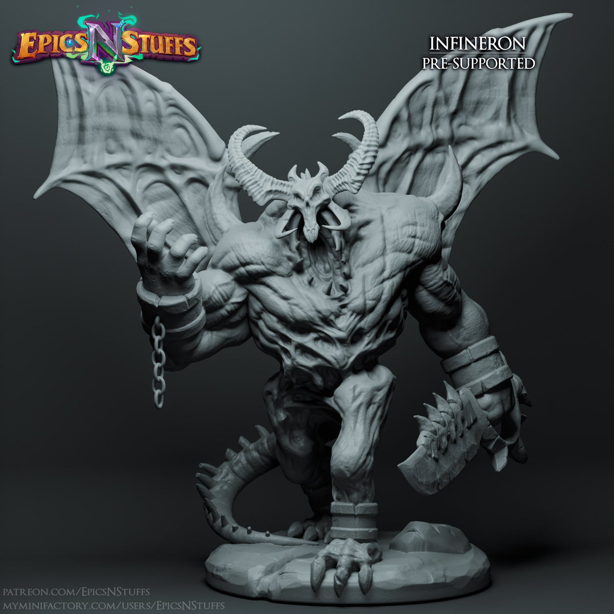 Infineron resin figure