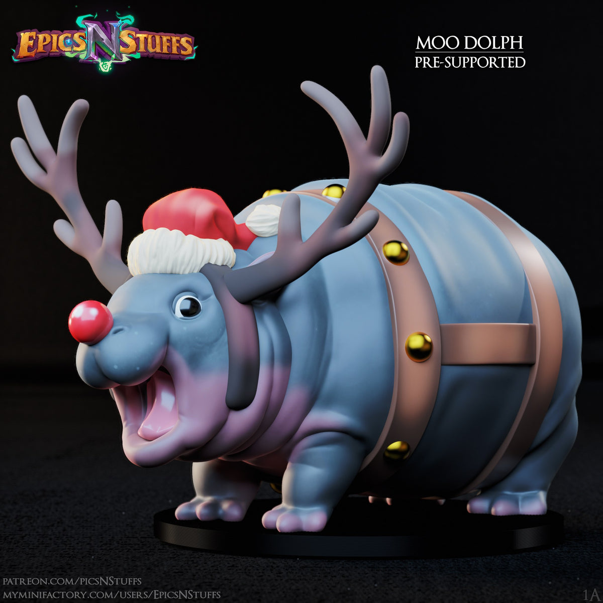 Moo Dolph resin figure