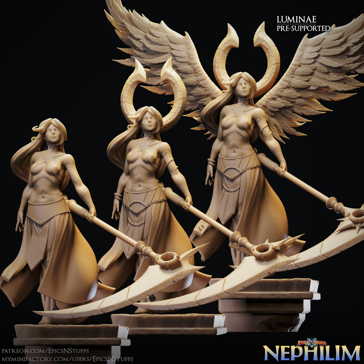 Nephilim Luminae resin figure
