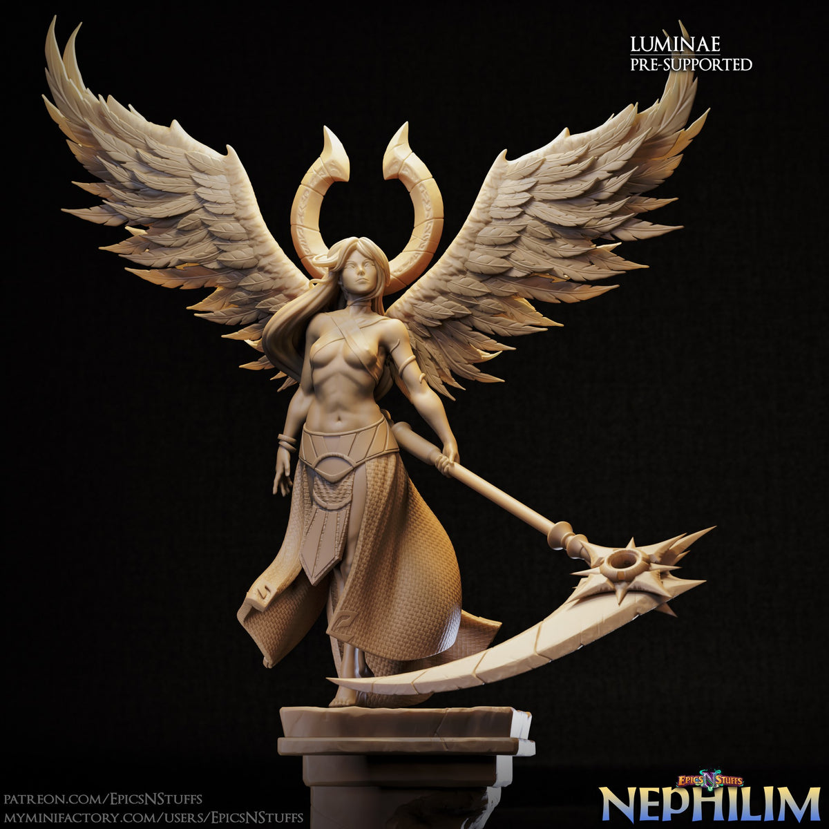 Nephilim Luminae resin figure