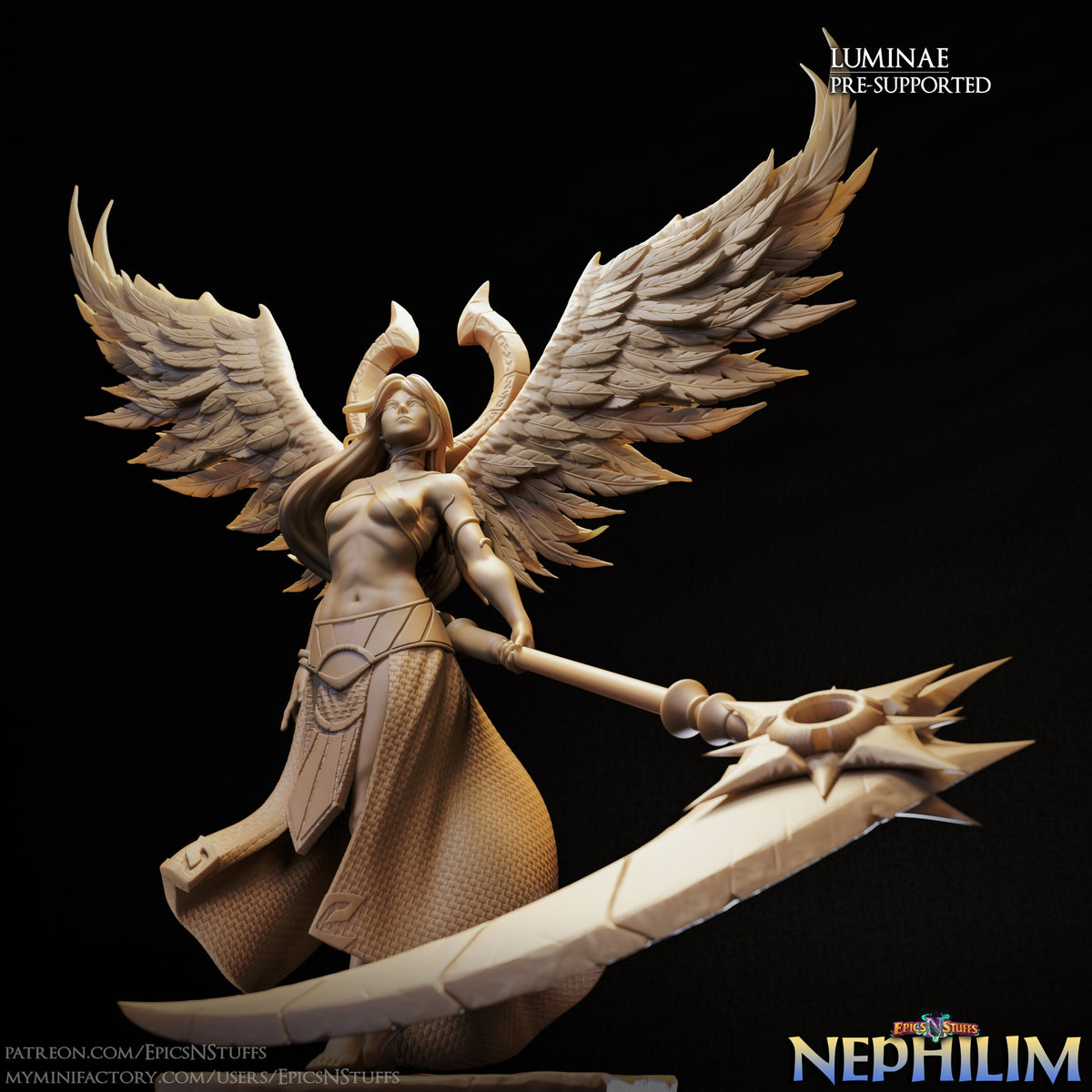 Nephilim Luminae resin figure