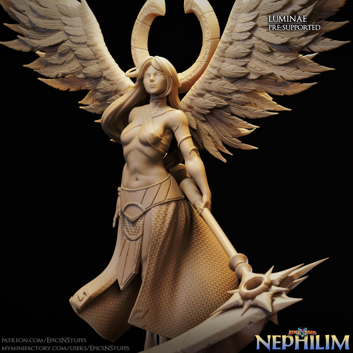 Nephilim Luminae resin figure