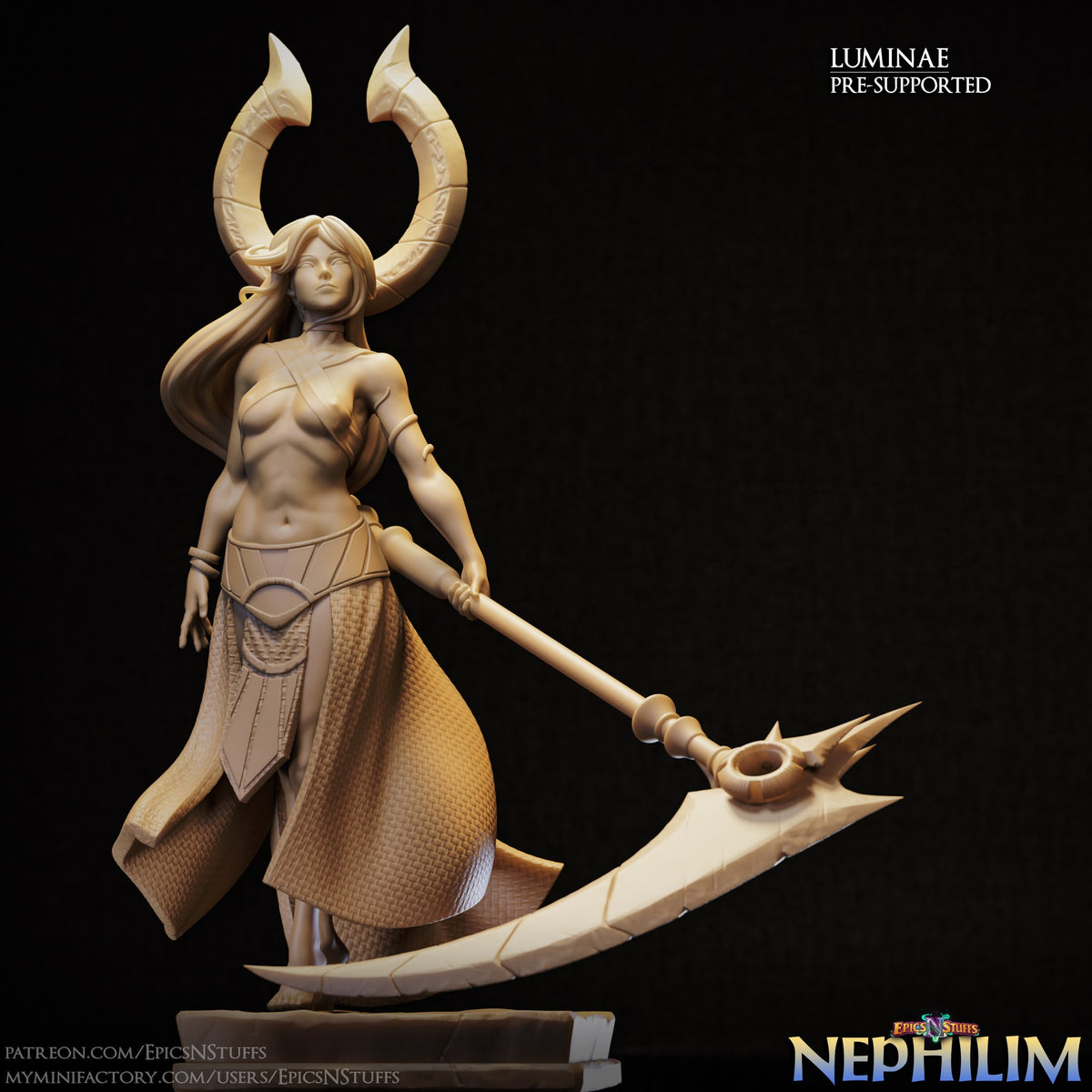 Nephilim Luminae resin figure