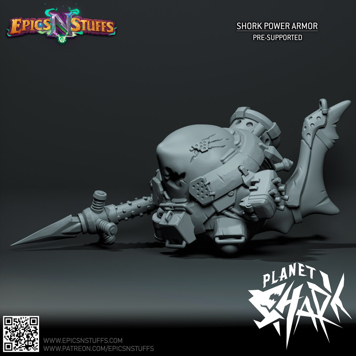 Planet Shark Collection resin figure