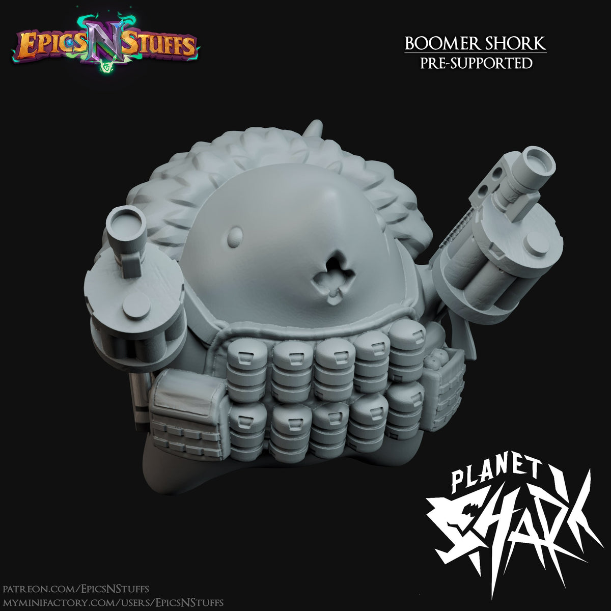Planet Shark Collection resin figure