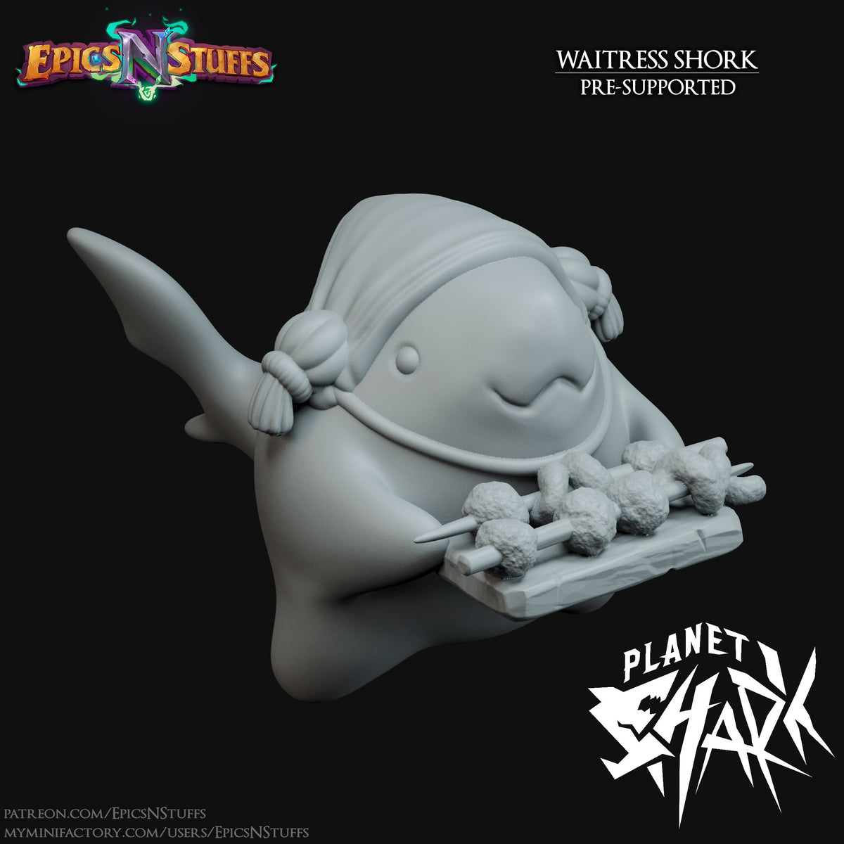 Planet Shark Collection resin figure