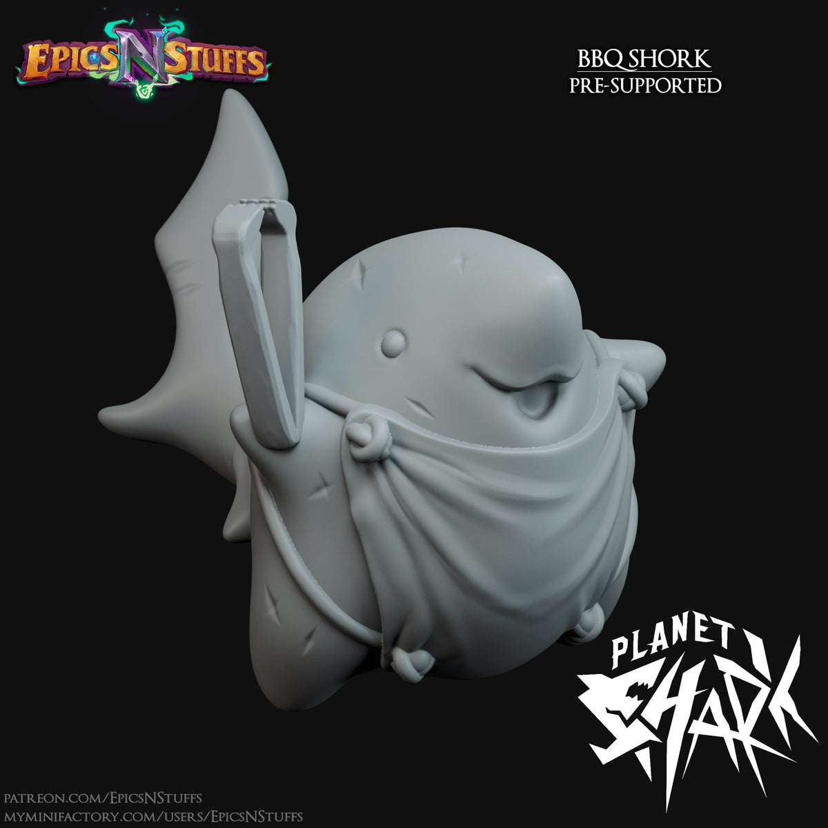 Planet Shark Collection resin figure