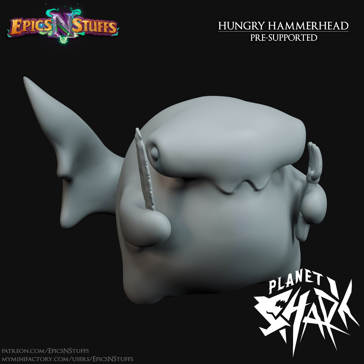 Planet Shark Collection resin figure