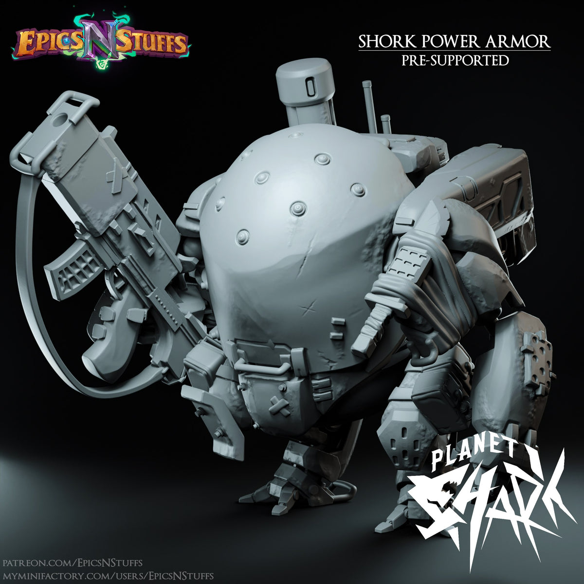 Planet Shark Collection resin figure