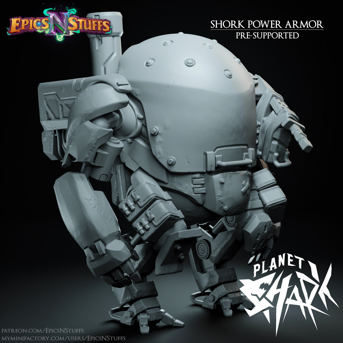 Planet Shark Collection resin figure