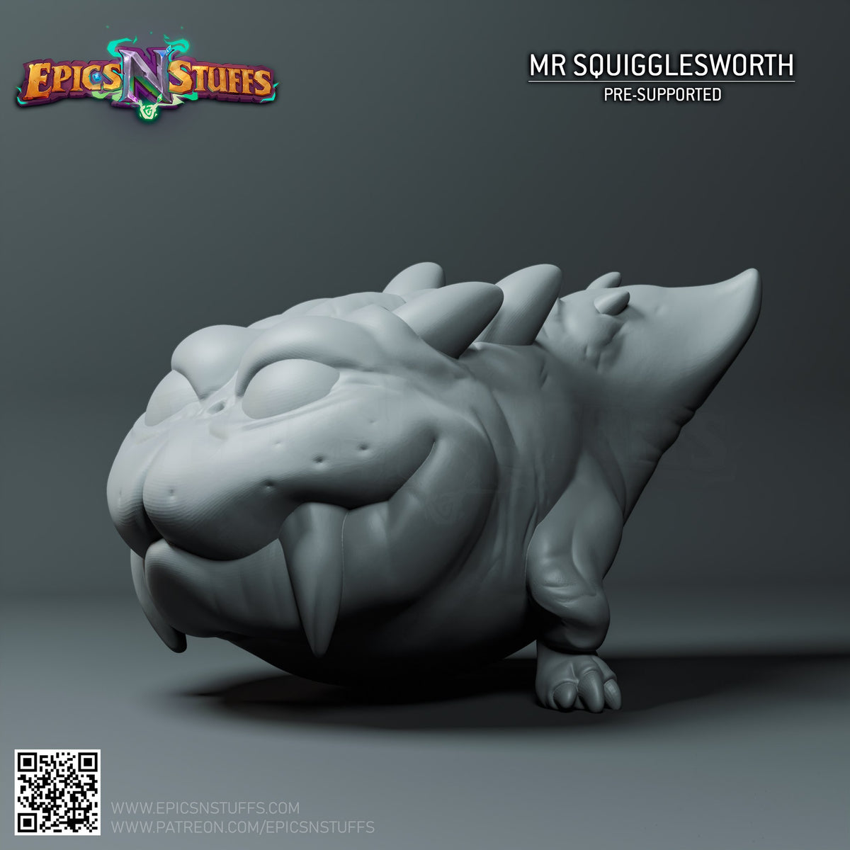 Squigs resin figure