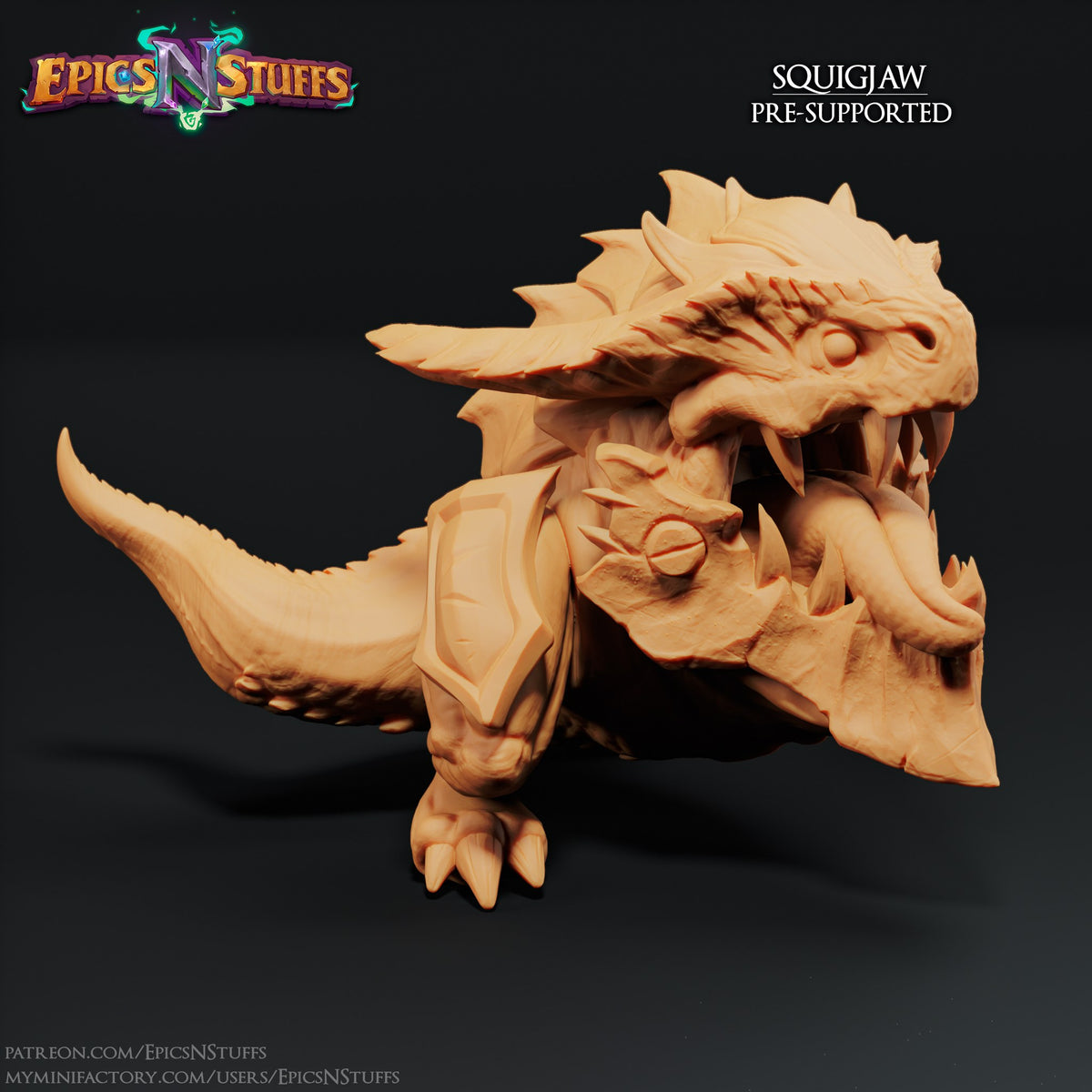Squigs resin figure