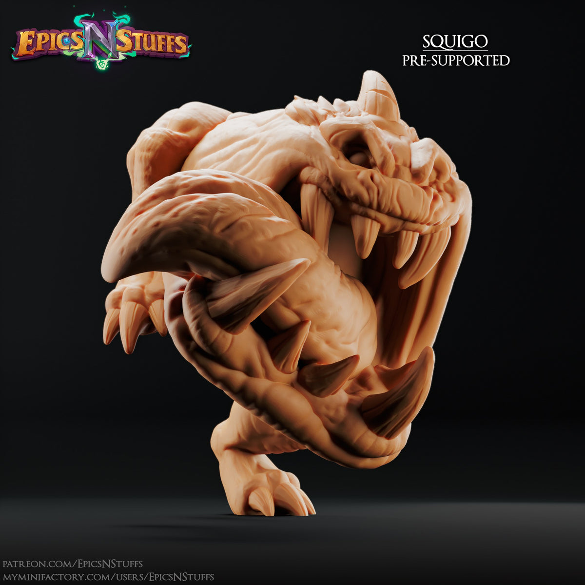 Squigs resin figure