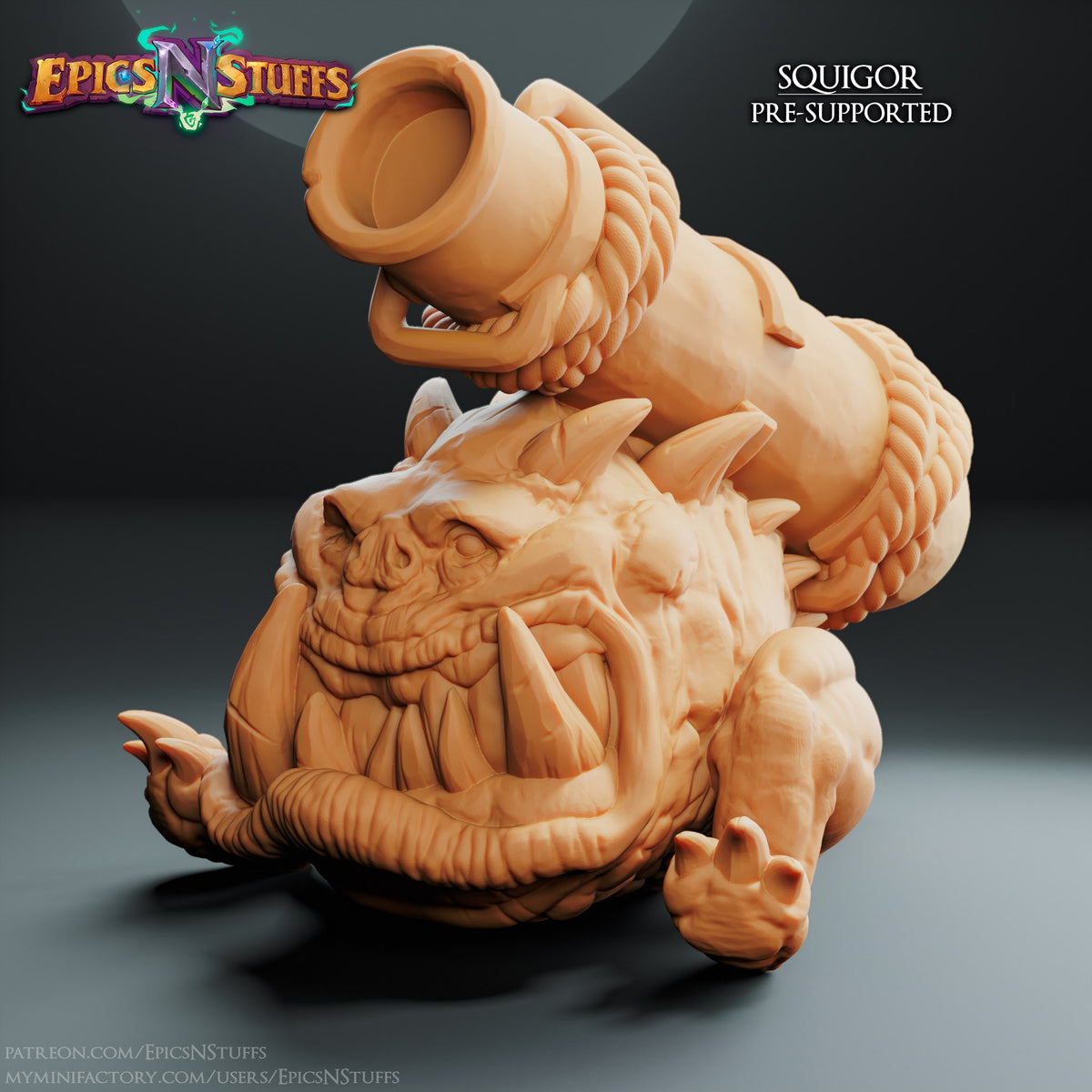 Squigs resin figure