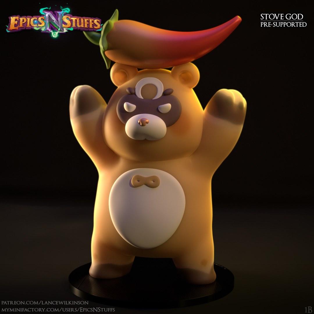 Stove Gods resin figure