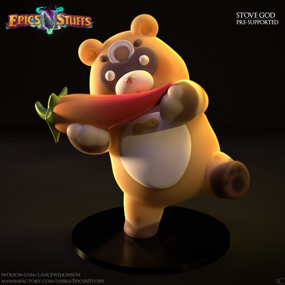 Stove Gods resin figure