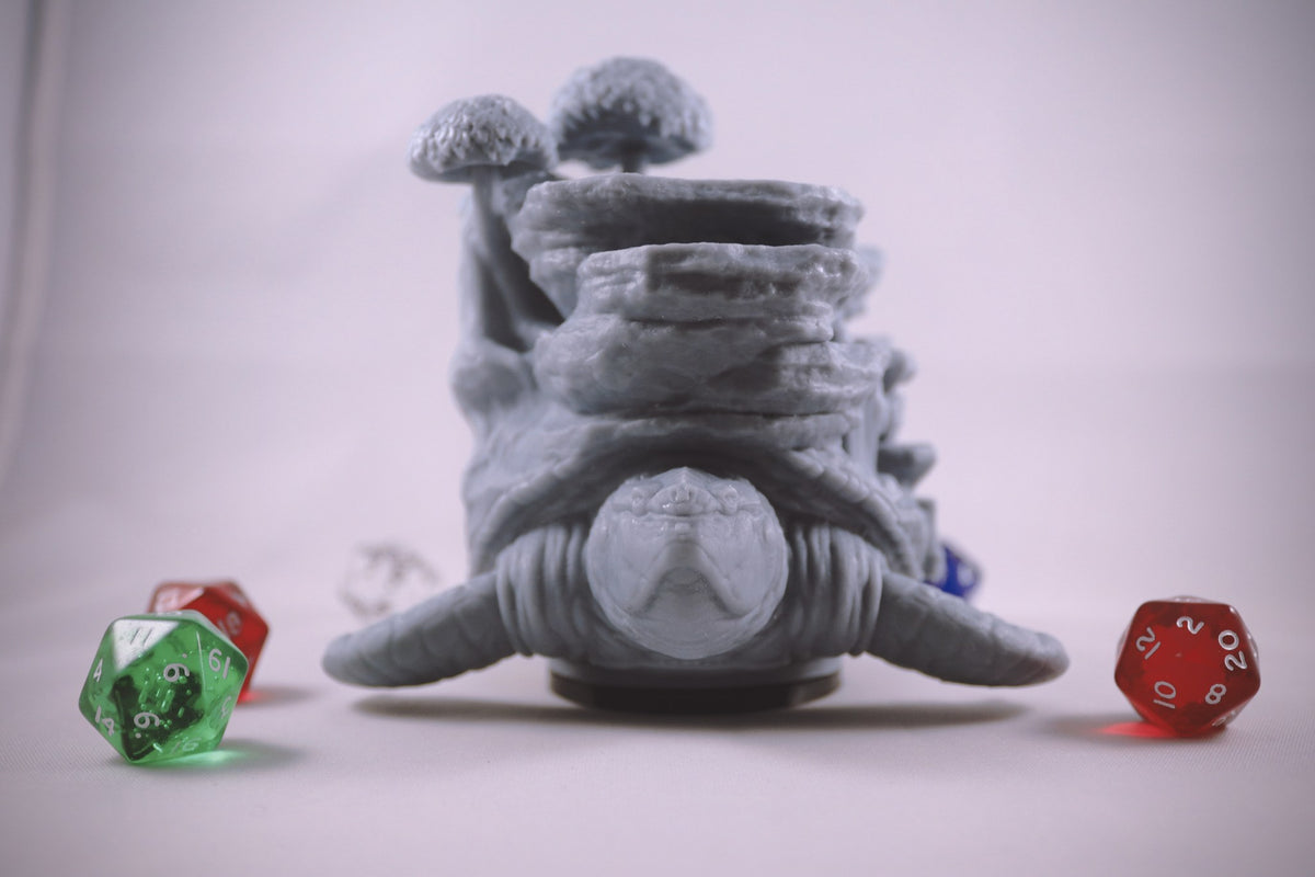 World Turtle resin figure