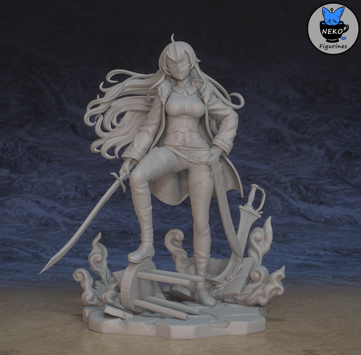 Eris Greyrat resin figure