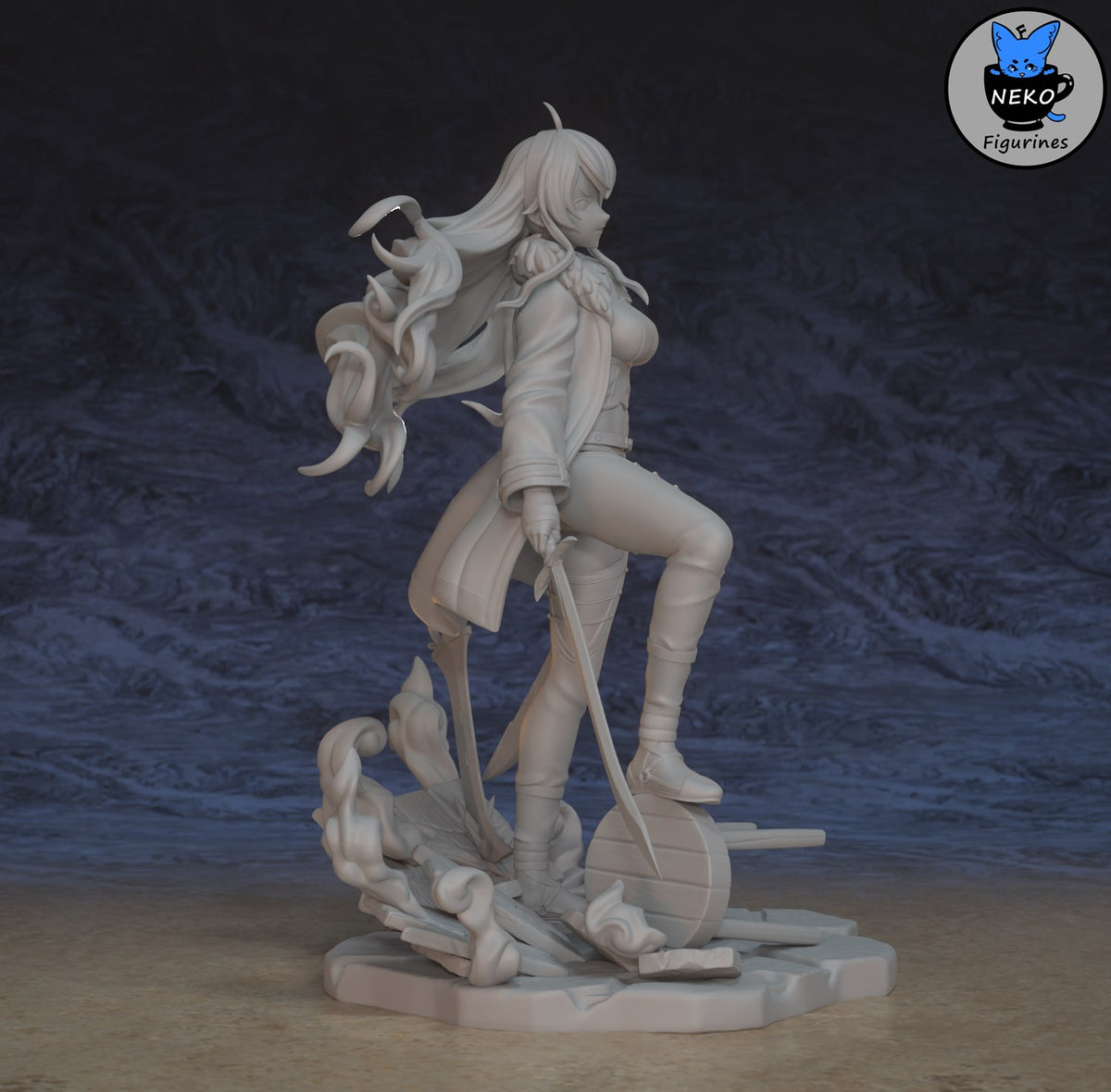 Eris Greyrat resin figure