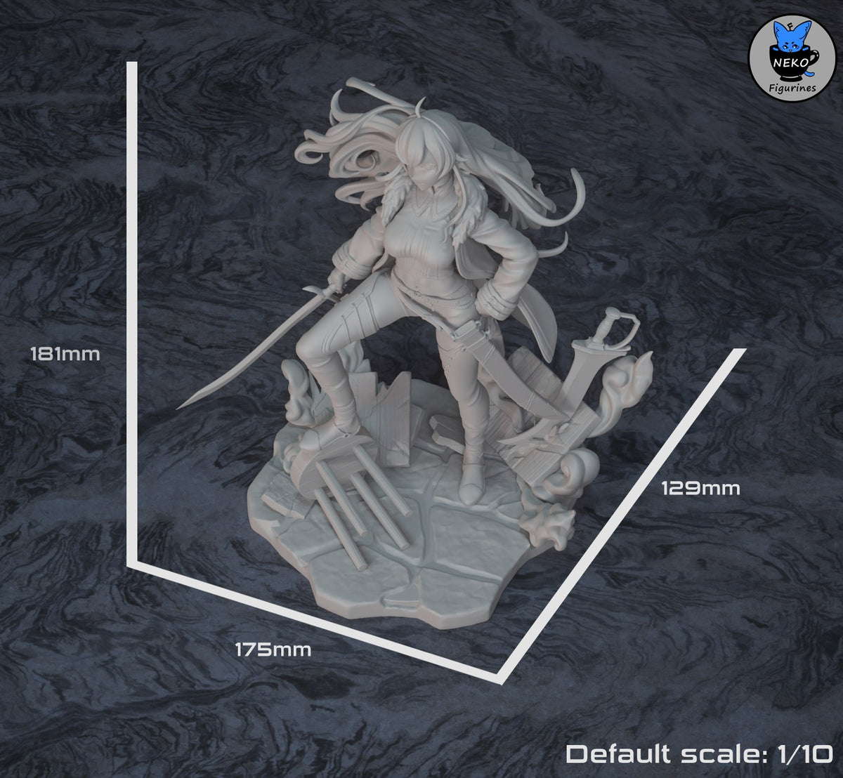 Eris Greyrat resin figure