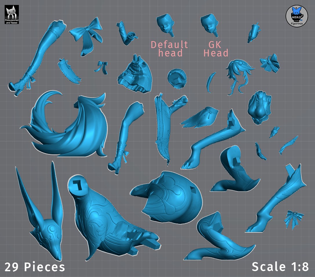 Evanescia resin figure