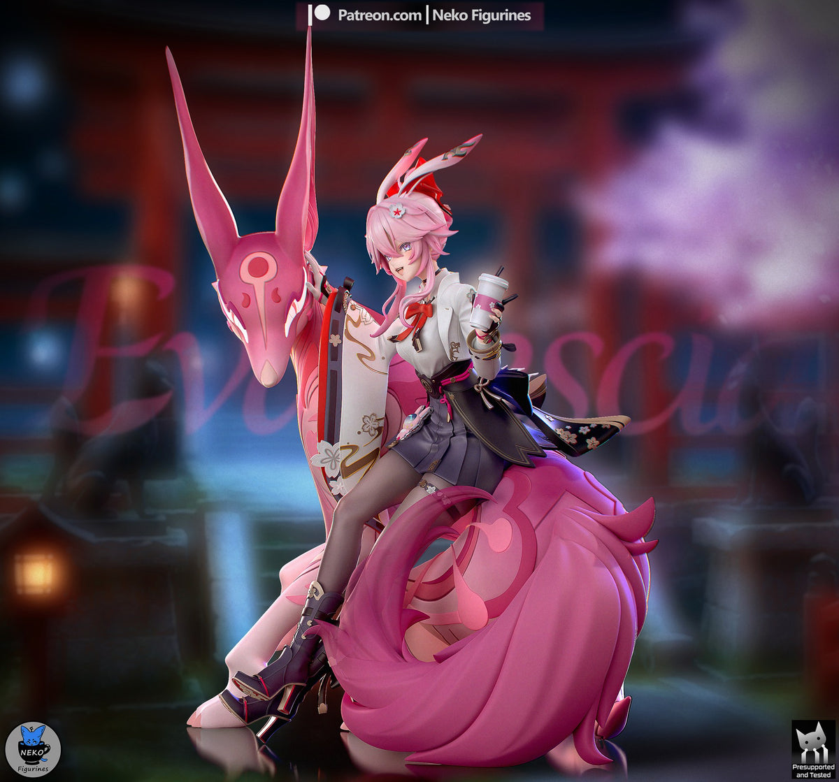 Evanescia resin figure