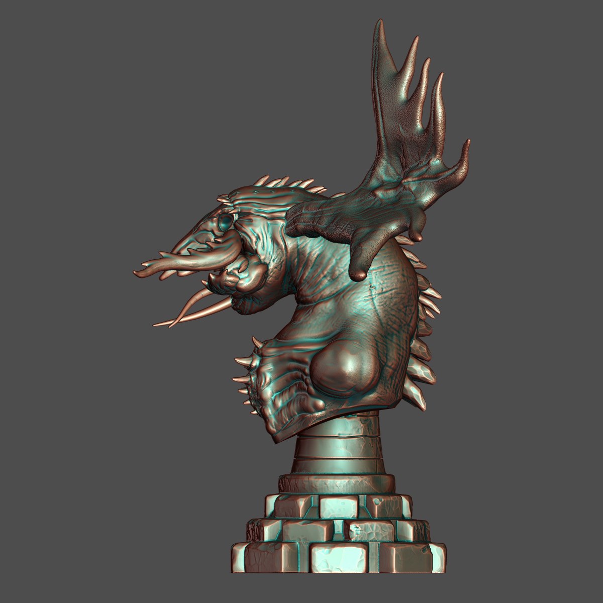 Ever Dead resin figure