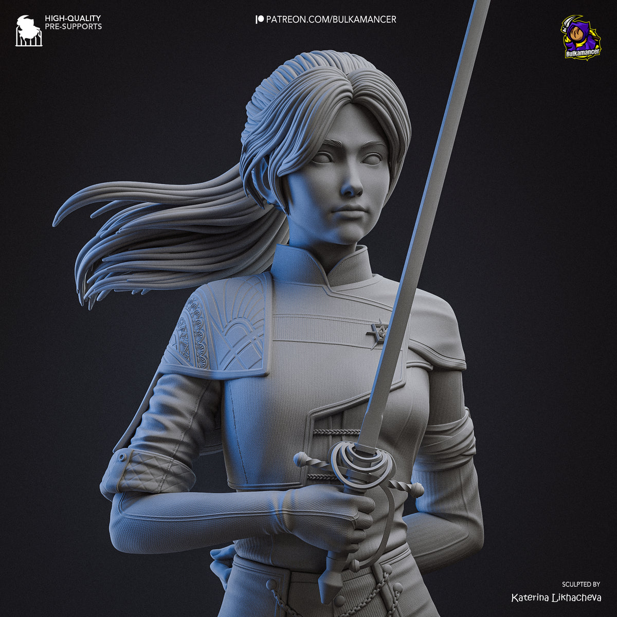 Maelle resin figure