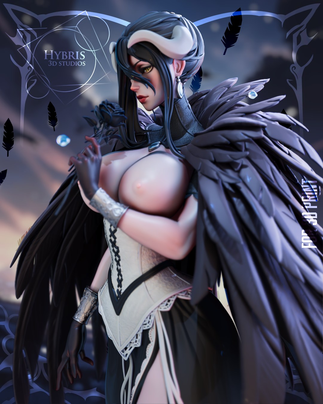 Dark Queen Albedo resin figure