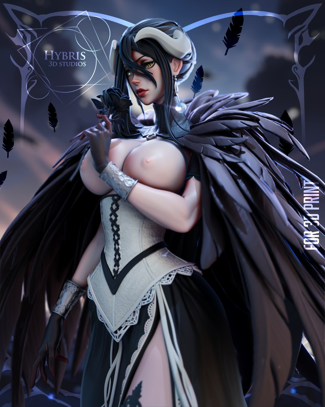 Dark Queen Albedo resin figure