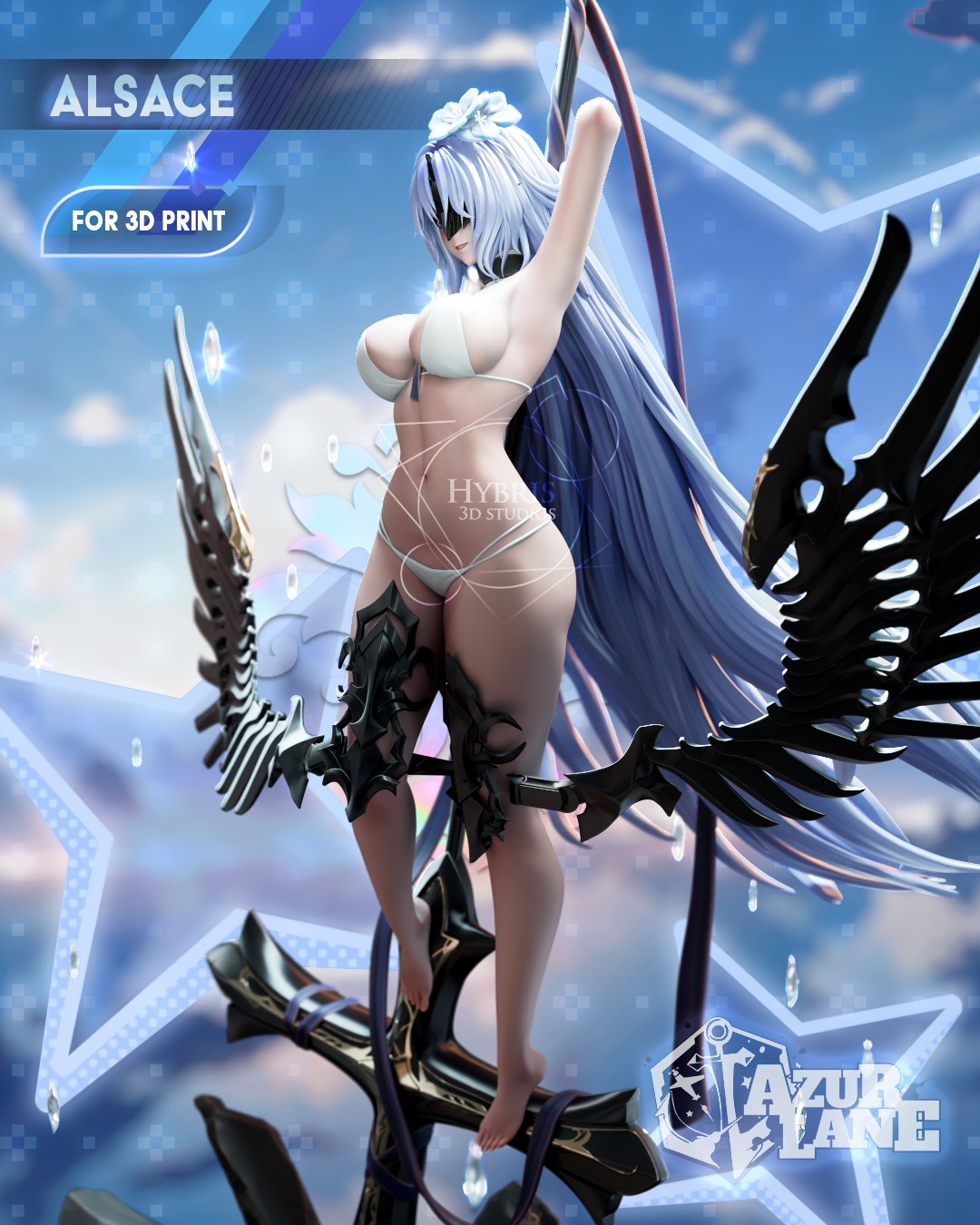 Alsace resin figure