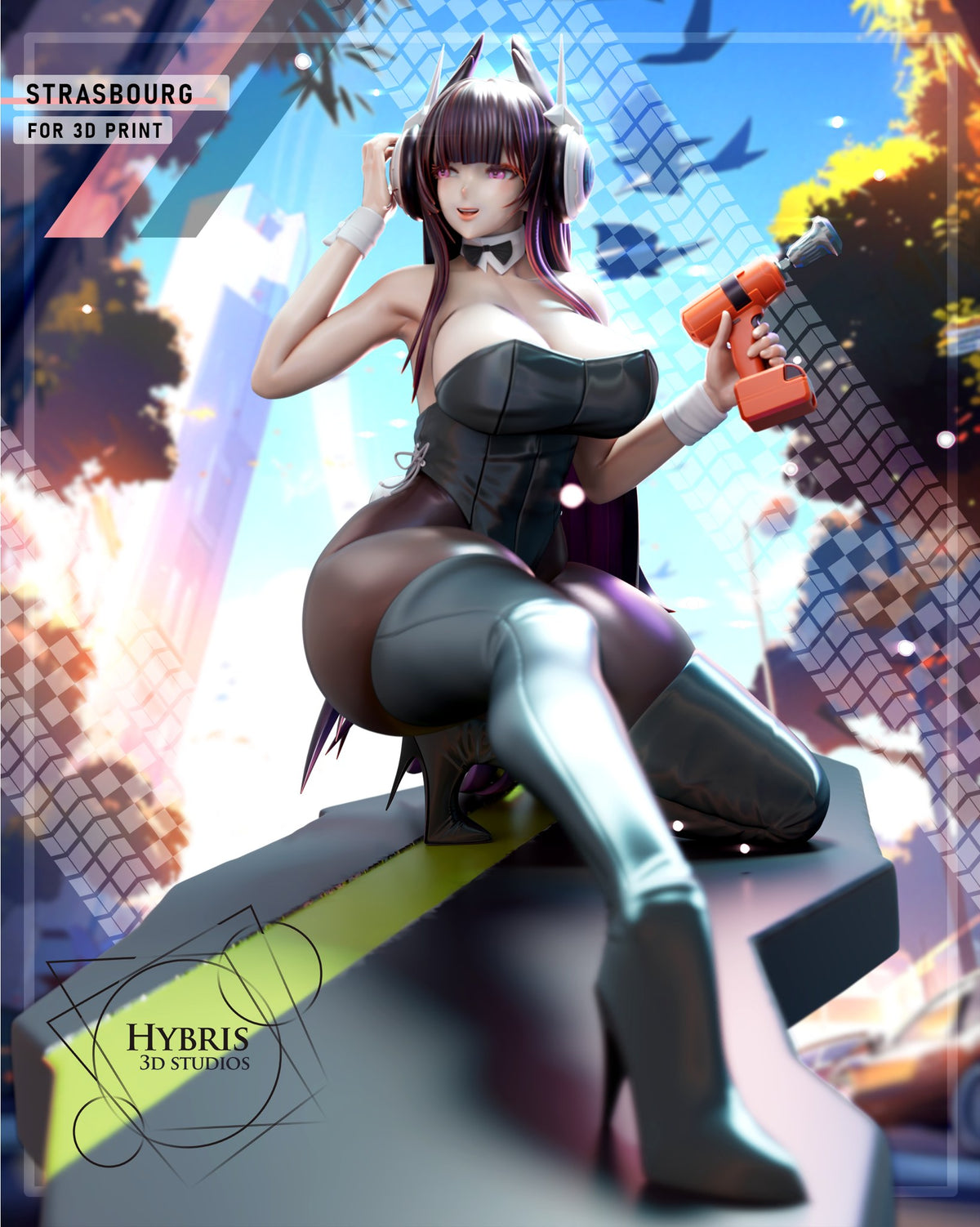 Strasbourg resin figure