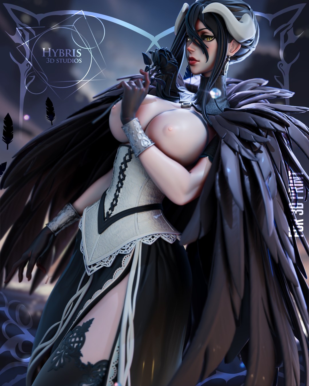 Dark Queen Albedo resin figure
