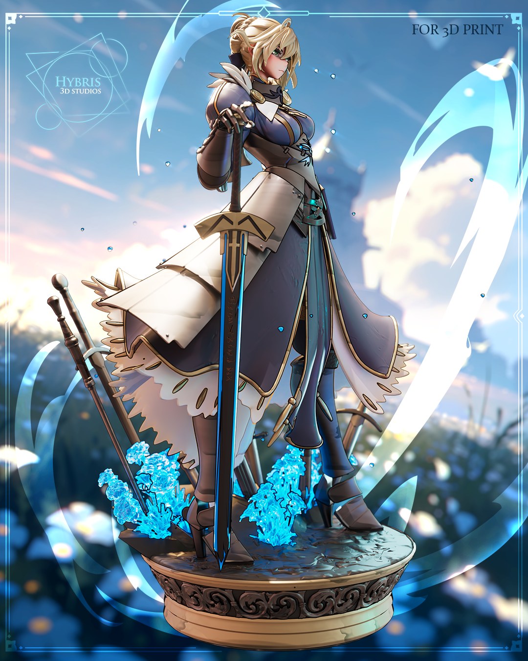 Saber Athoria Pendragon resin figure