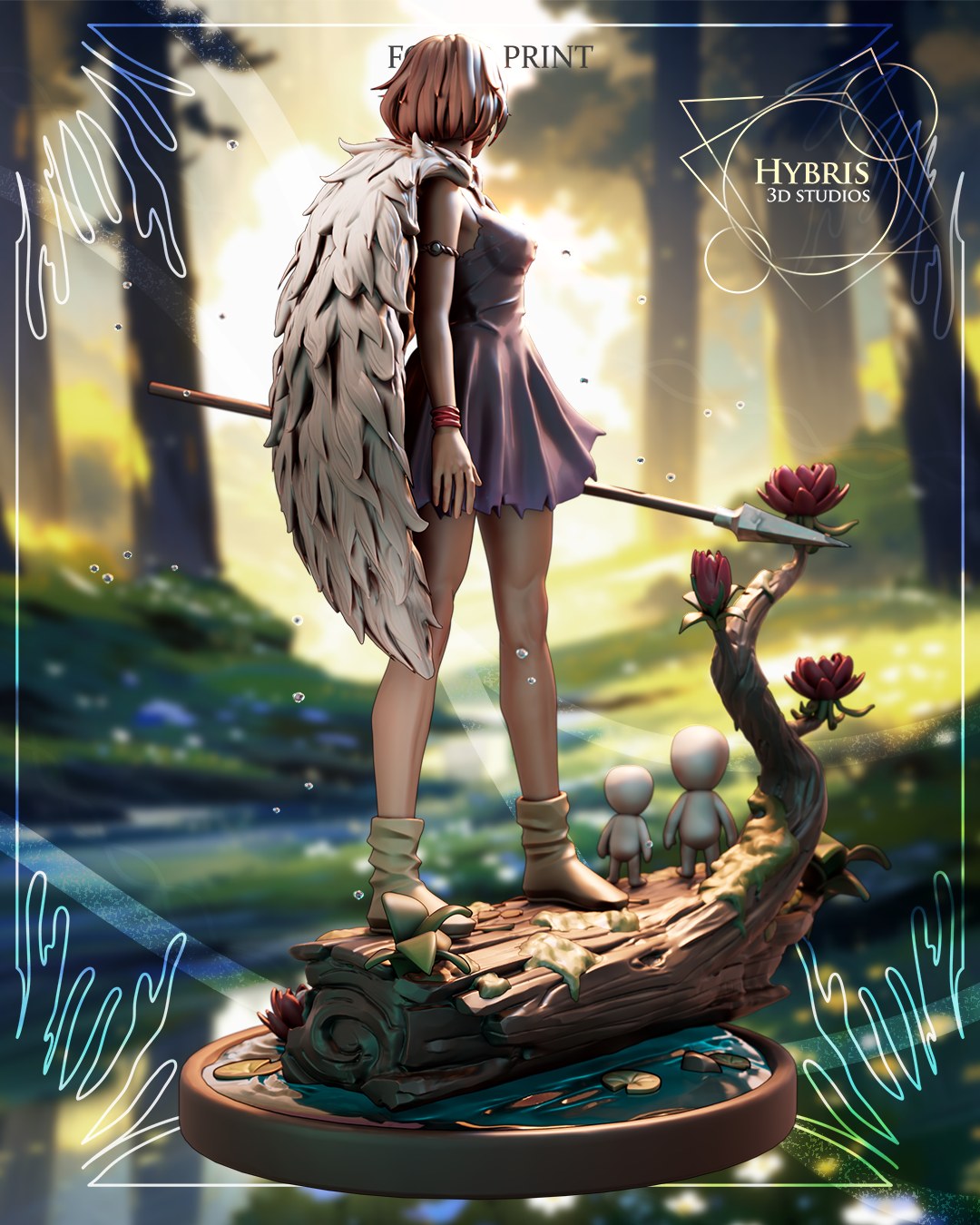 Princess Mononoke resin figure