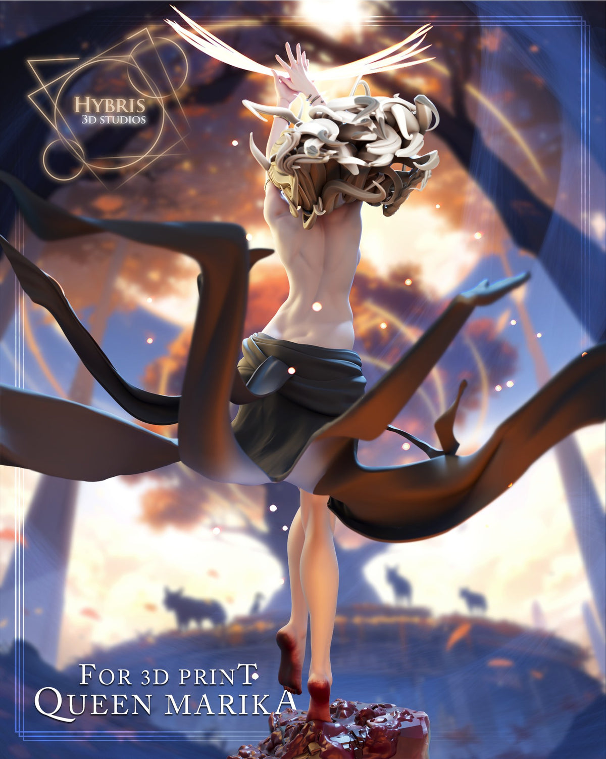 Queen Marika resin figure