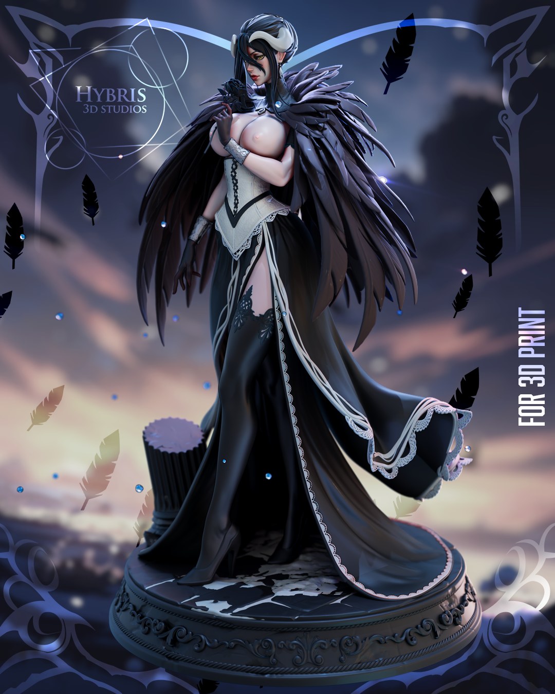 Dark Queen Albedo resin figure