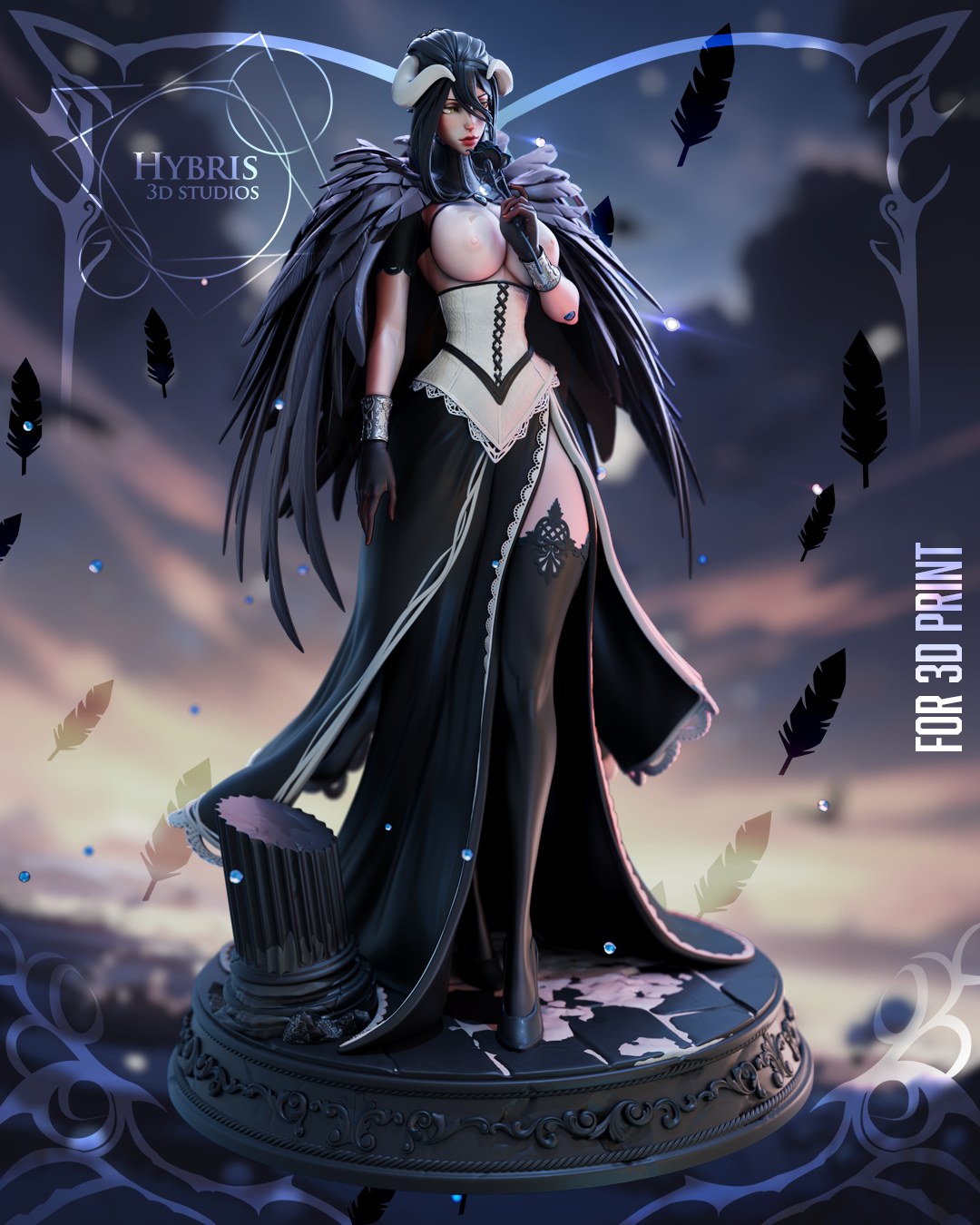 Dark Queen Albedo resin figure